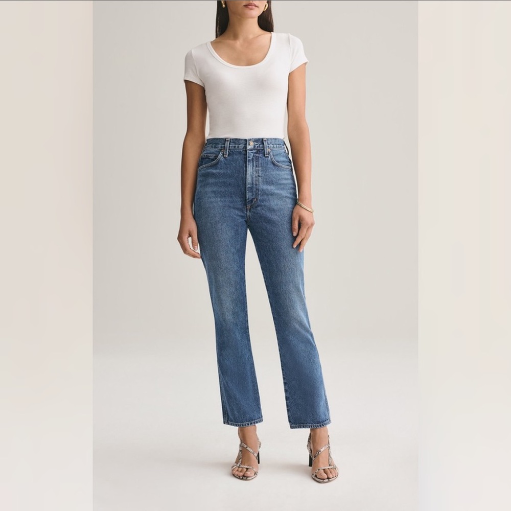 Agolde Pinch Waist High Rise Kick Jeans